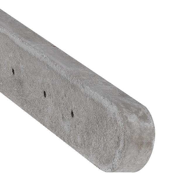 Hout-beton schuttingpaal Stampbeton 10x10x280 Grijs