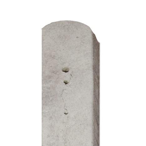 Hout-beton schuttingpaal Stampbeton 10x10x190 Grijs