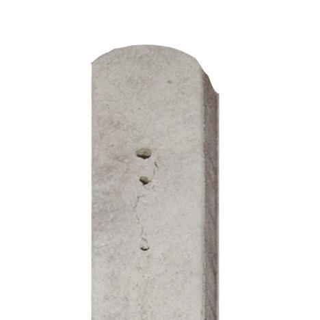 Hout-beton schuttingpaal Stampbeton 10x10x280 Grijs