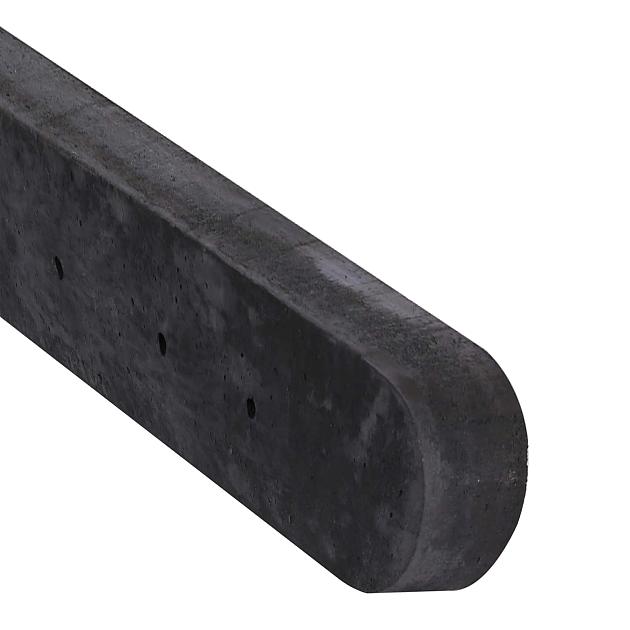 Hout-beton schuttingpaal Stampbeton 10x10x280 Antraciet