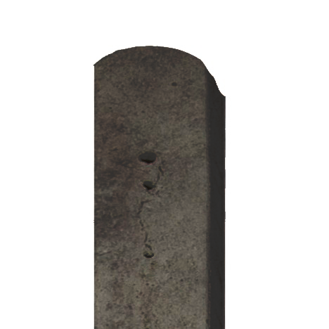 Hout-beton schuttingpaal Stampbeton 10x10x280 Antraciet