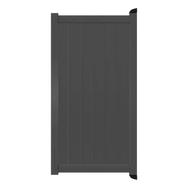 Aluminium Tuinpoort | Maatwerk v/a 98x90cm | Aluminium Antracite | Verticaal | Antraciet aluminium f