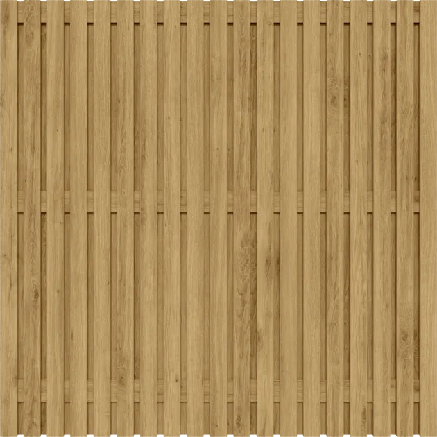 Tuinscherm Ayous Rhombus open | 37 planks 60x90 cm BxH | Geschaafd | Verticaal | Recht