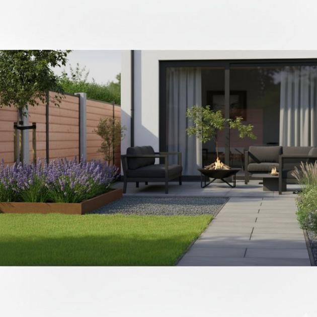 Tuinscherm Horizontaal Douglas 23 planks 180x180 cm BxH | Geschaafd