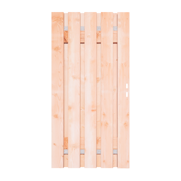 Douglas Tuinpoort 110x195 cm | Stalen frame met slotkast | Verstelbaar | 16x140 mm