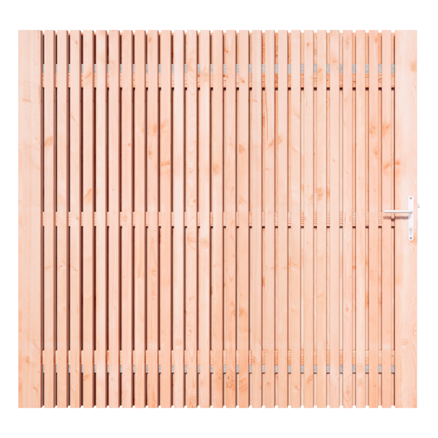 Douglas Rhombus Tuinpoort 200x195 cm | Stalen frame met slotkast | Verstelbaar