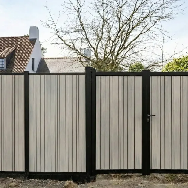 Composiet Premium Tuinscherm - Barcode Shade - Verticaal