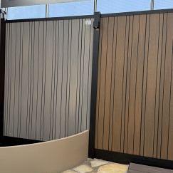 Composiet Premium Tuinscherm - Barcode Shade - Verticaal