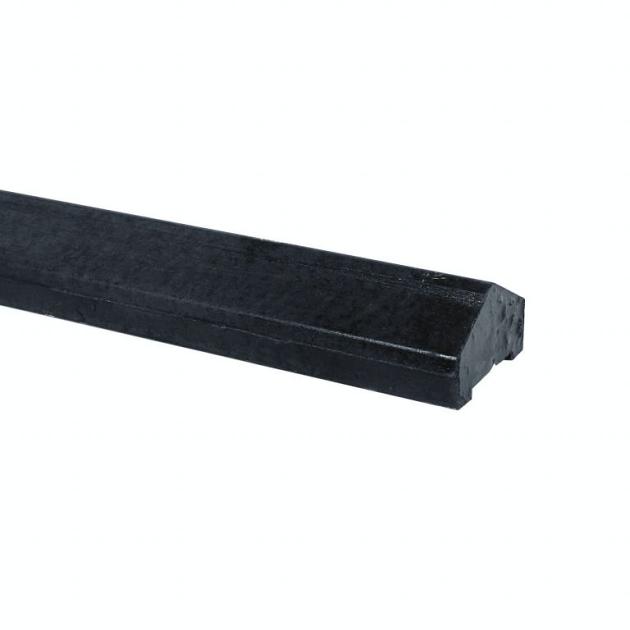 Betonnen afdekkap Antraciet t.b.v. dubbelzijdig motief platen 180cm