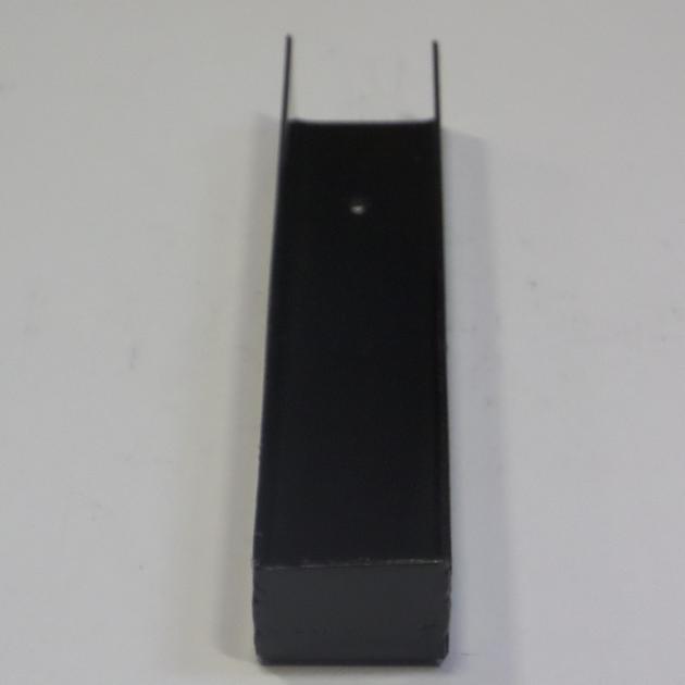 U-profiel t.b.v. betonplaat - Zwart - 26cm