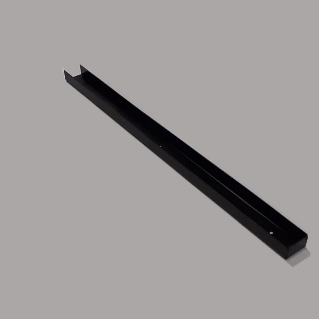 U-profiel t.b.v. betonplaat - Zwart - 72cm
