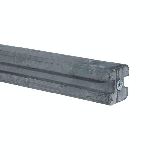 Combiwood gladde betonpaal Grijs 10x10x275cm Tussenpaal