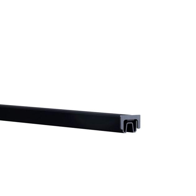 Aluminium Premium Bovenprofiel Laag Black