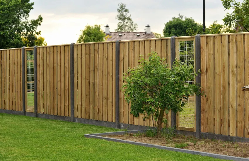 tuinscherm grenen 21 planks geschaafd verticaal recht