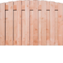 Tuinscherm Douglas Geschaafd | Toog | t.b.v. Luxe hout-beton