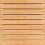 Tuinscherm Keruing 21 planks | Geschaafd | Horizontaal