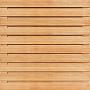 Tuinscherm Keruing 23 planks | Geschaafd | Horizontaal