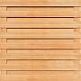 Tuinscherm Keruing 17 planks | Geschaafd | Horizontaal