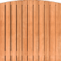 Tuinscherm Keruing 23 planks | Geschaafd | Verticaal | Toog