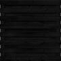 Tuinscherm Zwart Grenen 17 planks | Geschaafd | Horizontaal