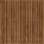 Tuinscherm Ayous Rhombus open | 37 planks | Geschaafd | Verticaal | Recht