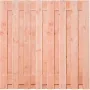 Tuinscherm Douglas 17 planks | Fijnbezaagd | Verticaal | Recht