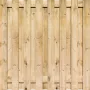 Tuinscherm Grenen 17 planks | Geschaafd | Verticaal | Recht