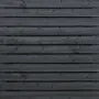 Tuinscherm Zwart Grenen 23 planks | Geschaafd | Horizontaal