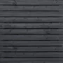 Tuinscherm Zwart Grenen 23 planks | Geschaafd | Horizontaal