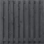 Tuinscherm Zwart Grenen 19 planks | Geschaafd | Verticaal | Recht
