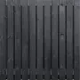 Tuinscherm Zwart Grenen 23 planks | Geschaafd | Verticaal | Recht