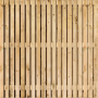 Tuinscherm Vuren Rhombus open | 37 planks | Geschaafd | Verticaal | Recht