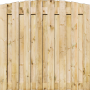 Tuinscherm Grenen 17 planks | Geschaafd | Verticaal | Toog
