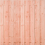 Tuinscherm Douglas 19 planks | Fijnbezaagd | Verticaal | Recht
