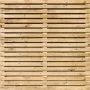 Tuinscherm Vuren Rhombus open | 37 planks | Geschaafd | Horizontaal