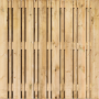 Tuinscherm Vuren Variety | 13+15 planks | Geschaafd | Verticaal | Recht