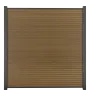Composiet Schutting - Rhombus Teak - Horizontaal