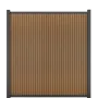 Comfort Composiet Schutting - Rhombus Teak - Verticaal