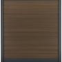 Composiet Premium Tuinscherm - Natural Savanna Brown - Horizontaal