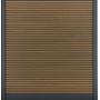 Composiet Premium Tuinscherm - Rhombus Tropical Brown - Horizontaal