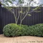 Vuren Triple Rhombus Verticaal - Zwart