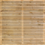 Tuinscherm Vuren Rhombus open | 59 planks | Geschaafd | Horizontaal