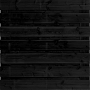 Tuinscherm Zwart Douglas XL 15 planks | Fijnbezaagd | Horizontaal